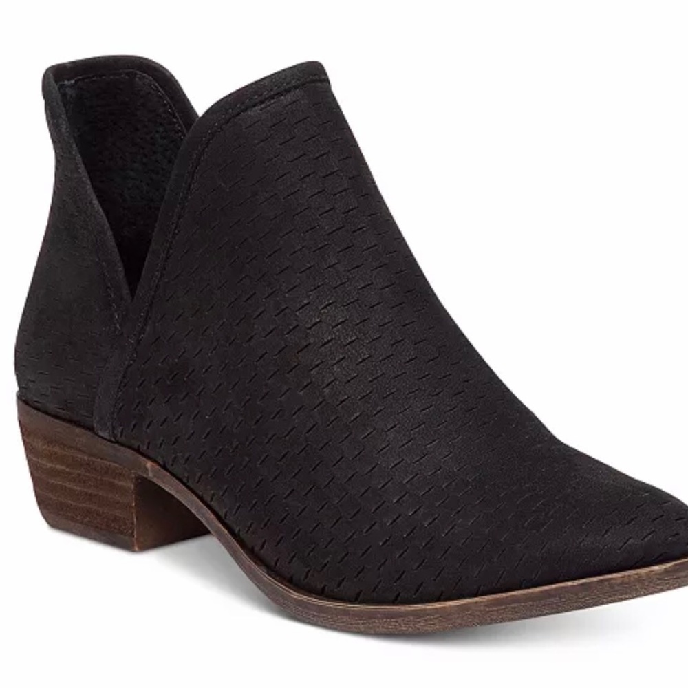 Lucky Brand “Baley” Perforated Booties
